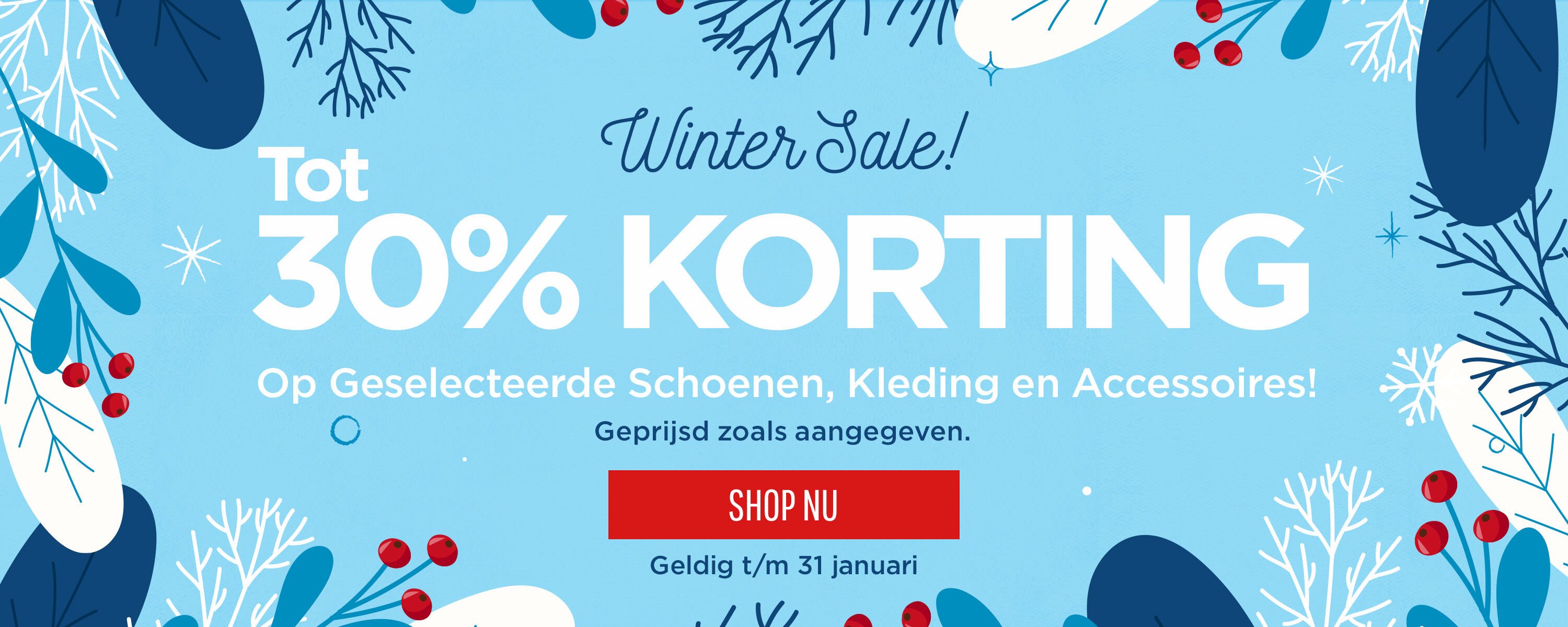 Winter Sale Hero Banner North/UK